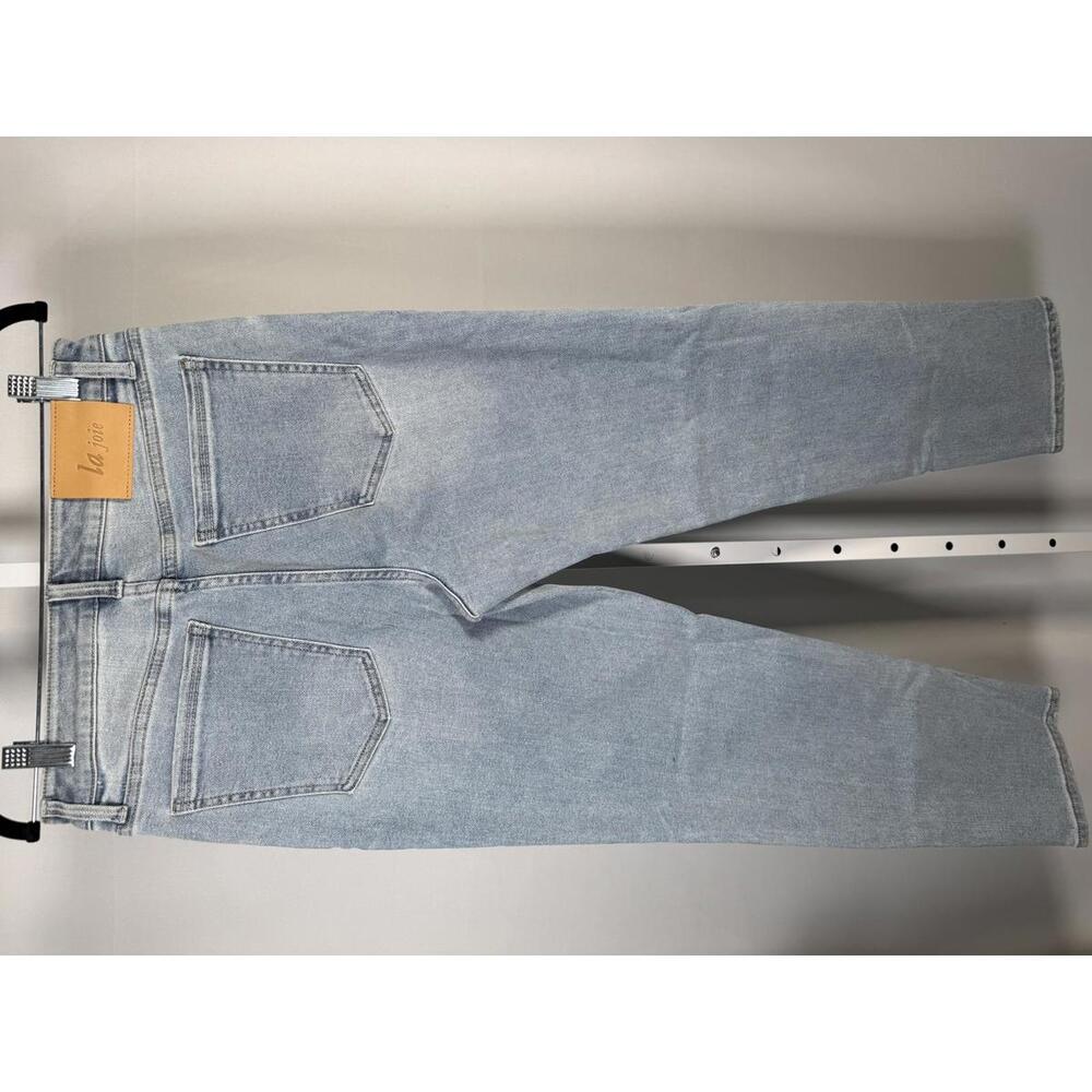 NWT La Joie Comfort Stretch High Rise Straight Leg Jeans Size 8 - Picture 3 of 5